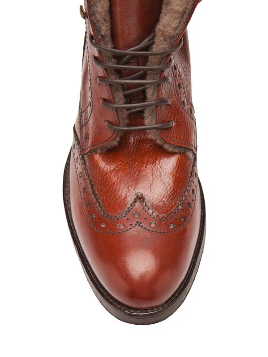 Læder støvler til mænd med pels foer